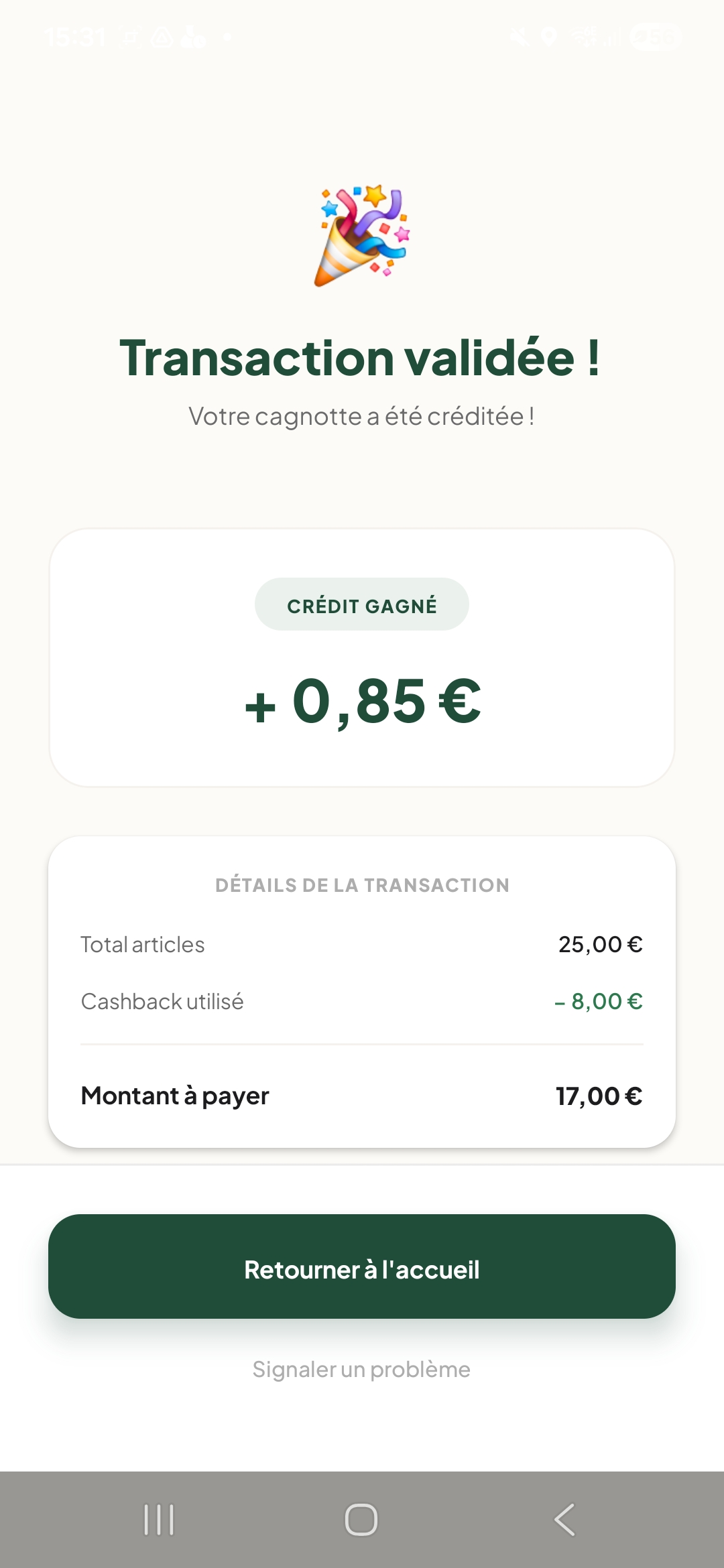 Étape 4 — Validation et confirmation